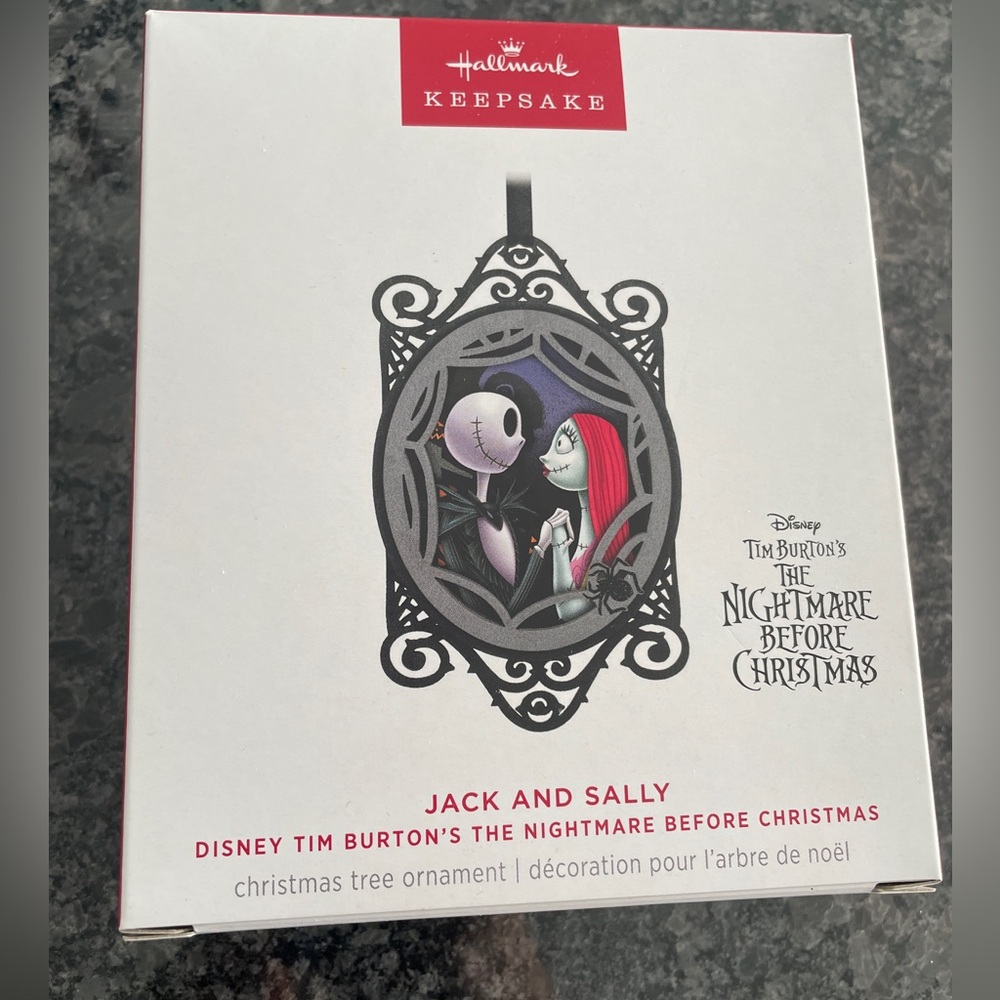 2024 Hallmark Keepsake Ornament JACK AND SALLY Disney Nightmare Before Christmas